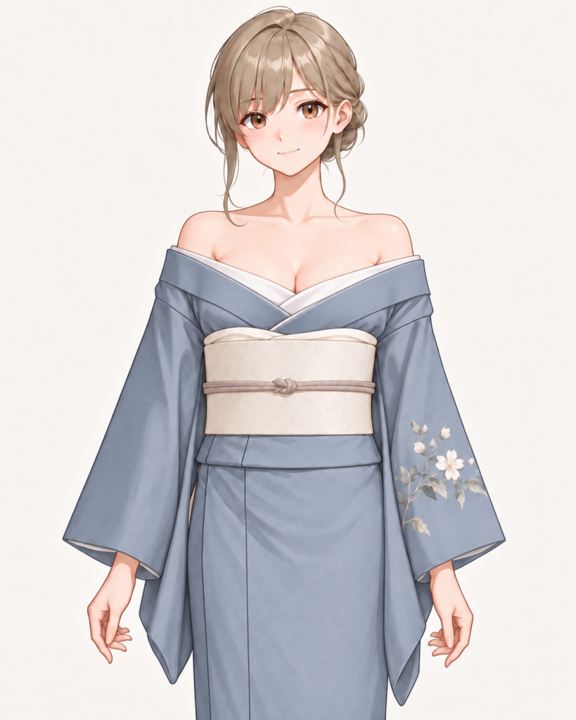 kimono, off shoulder