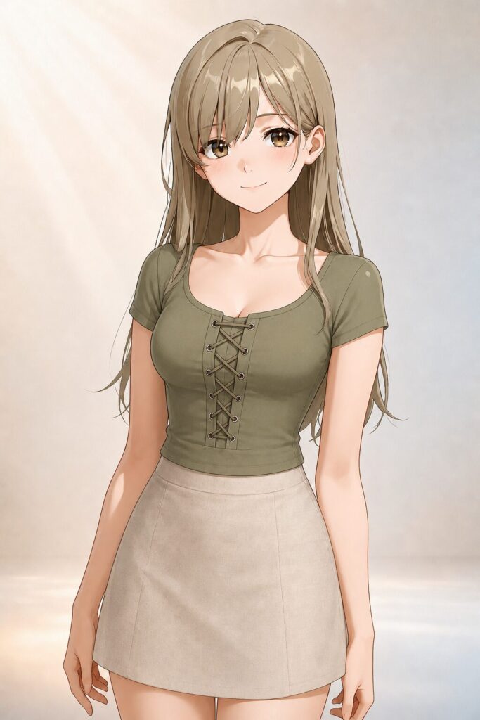 lace-up top