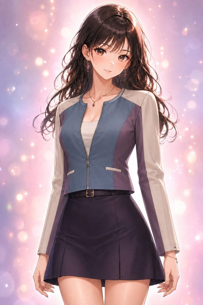 multicolored jacket