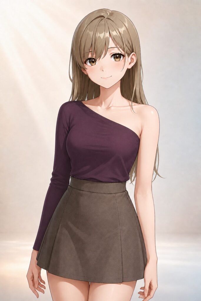 one-shoulder top