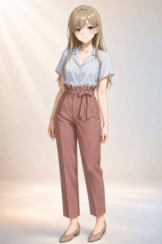 paperbag waist pants