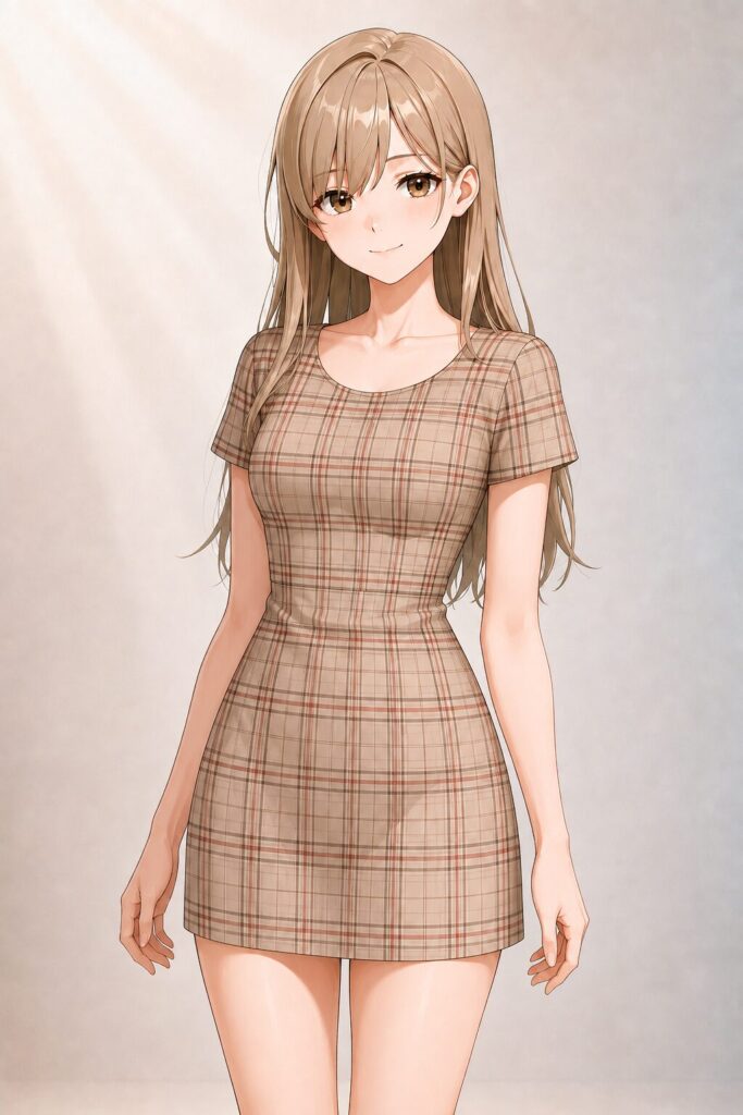 plaid dress