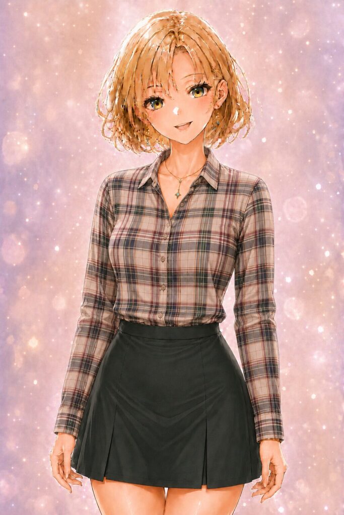 plaid shirt