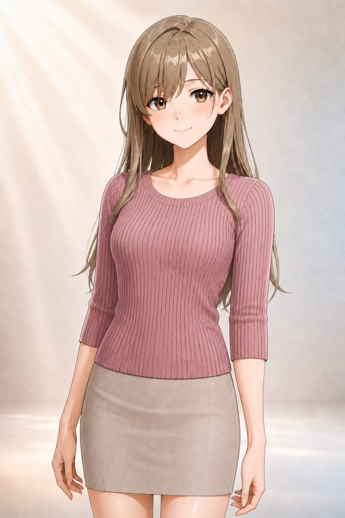 ribbed sweater