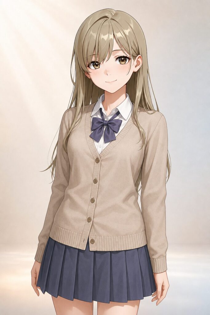 school cardigan