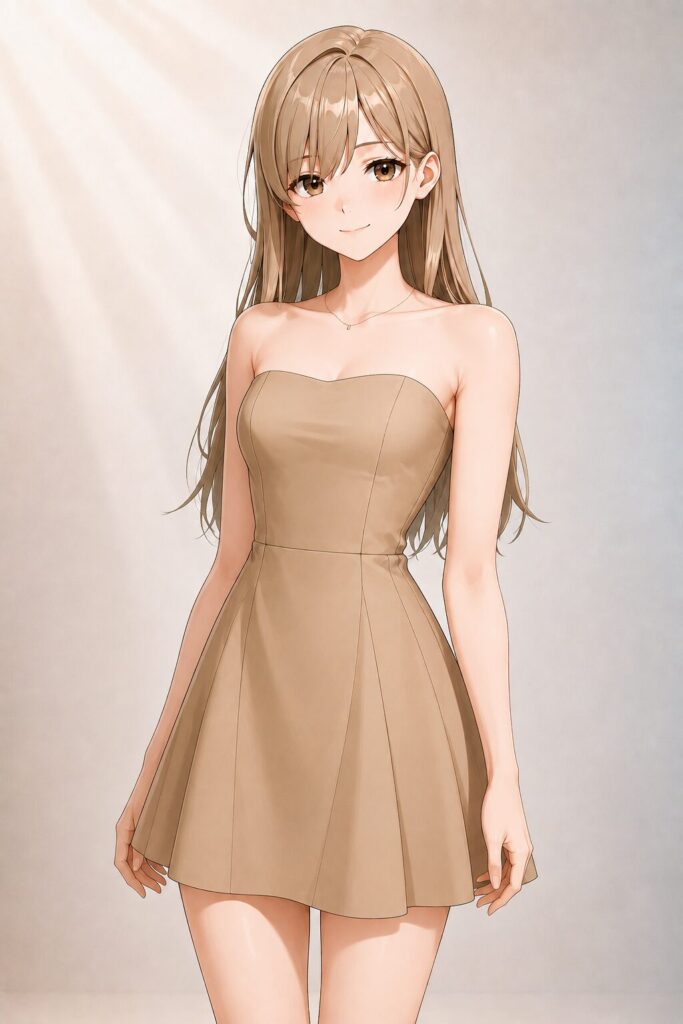 strapless dress