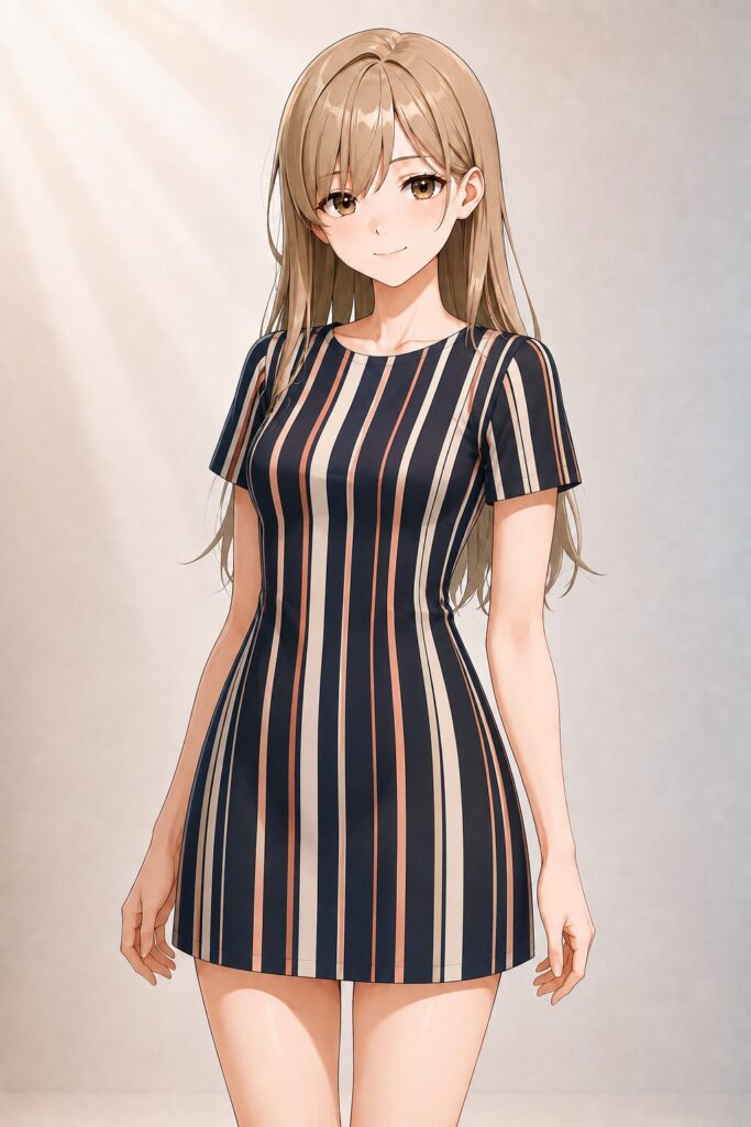 striped dress