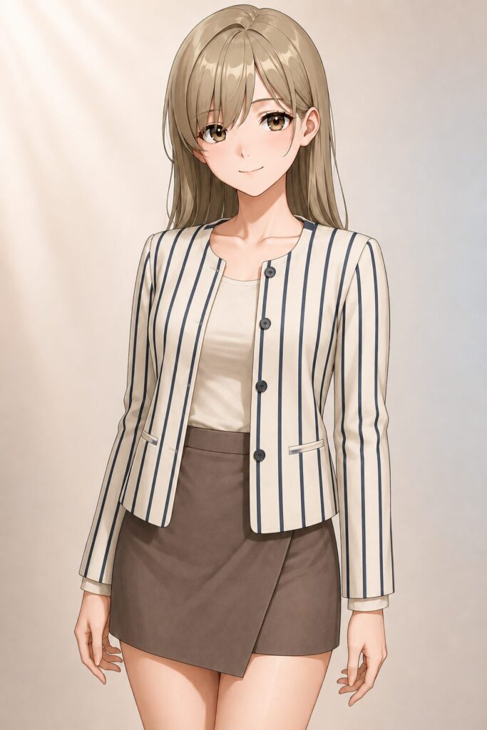 striped jacket