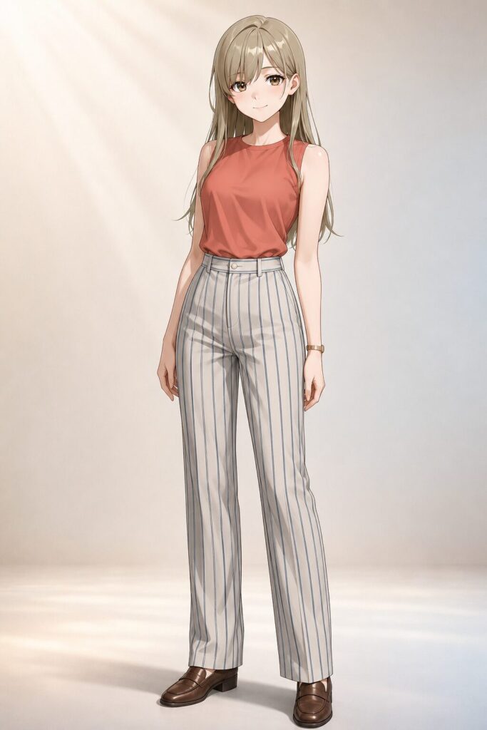 striped pants