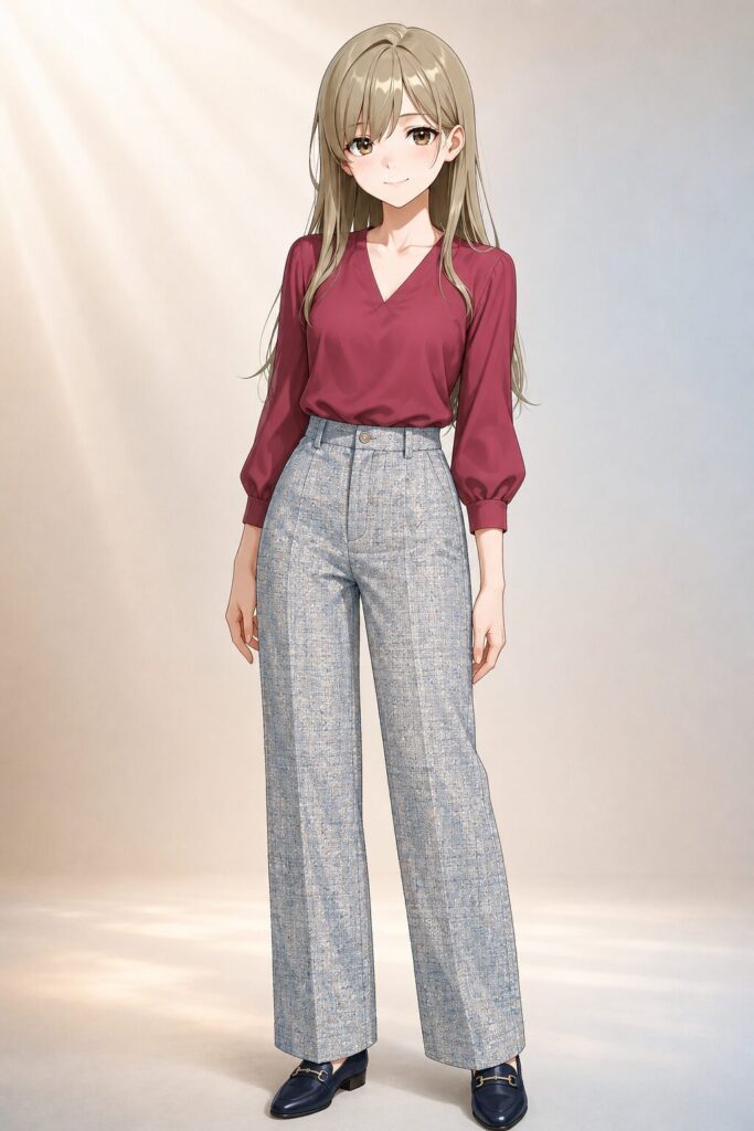tweed pants