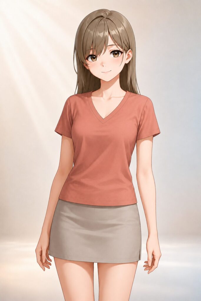 v-neck T-shirt