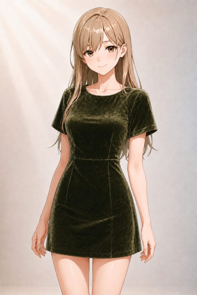 velvet dress