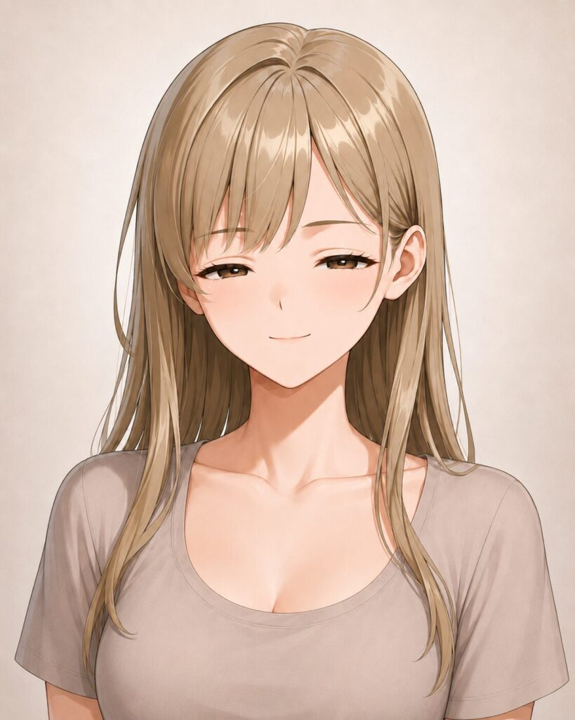half-closed eyes