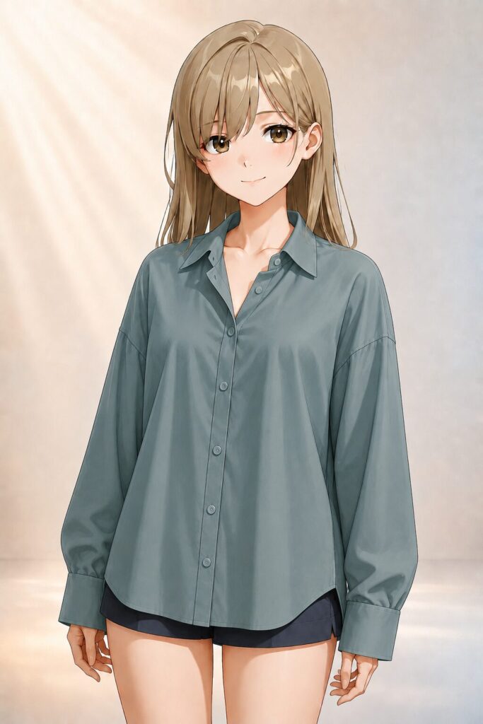 drop-shoulder shirt