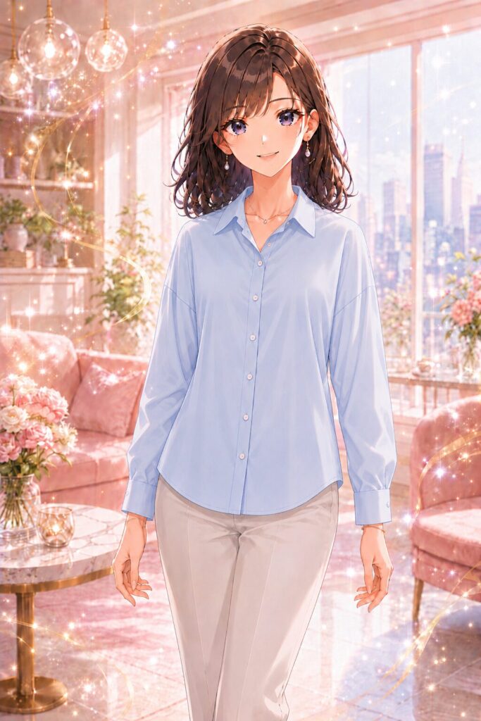 drop-shoulder shirt