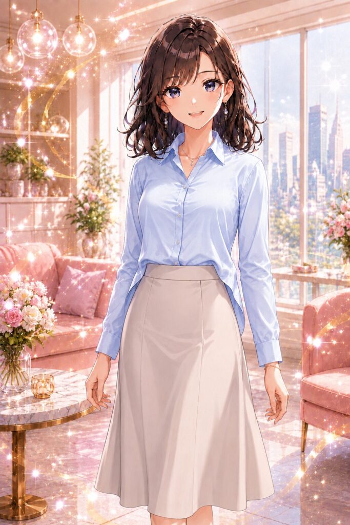 front-tucked shirt