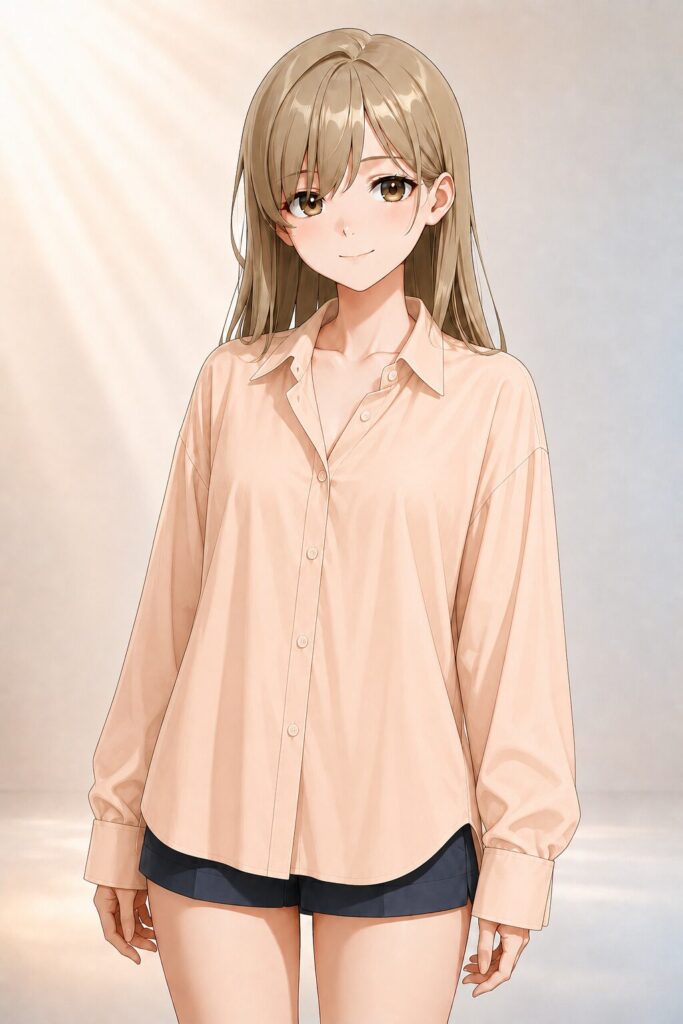 loose-fitting shirt