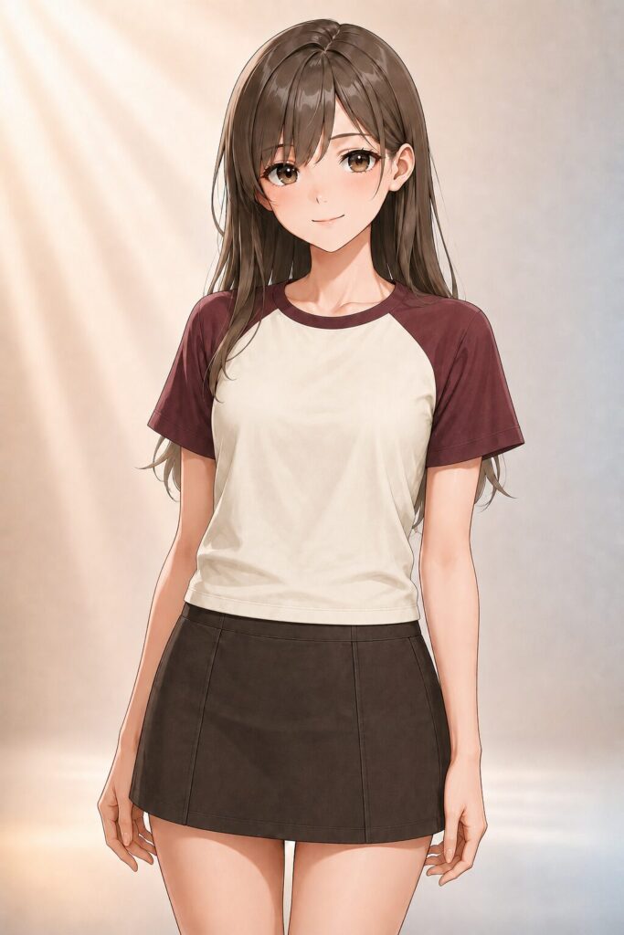 raglan sleeve T-shirt