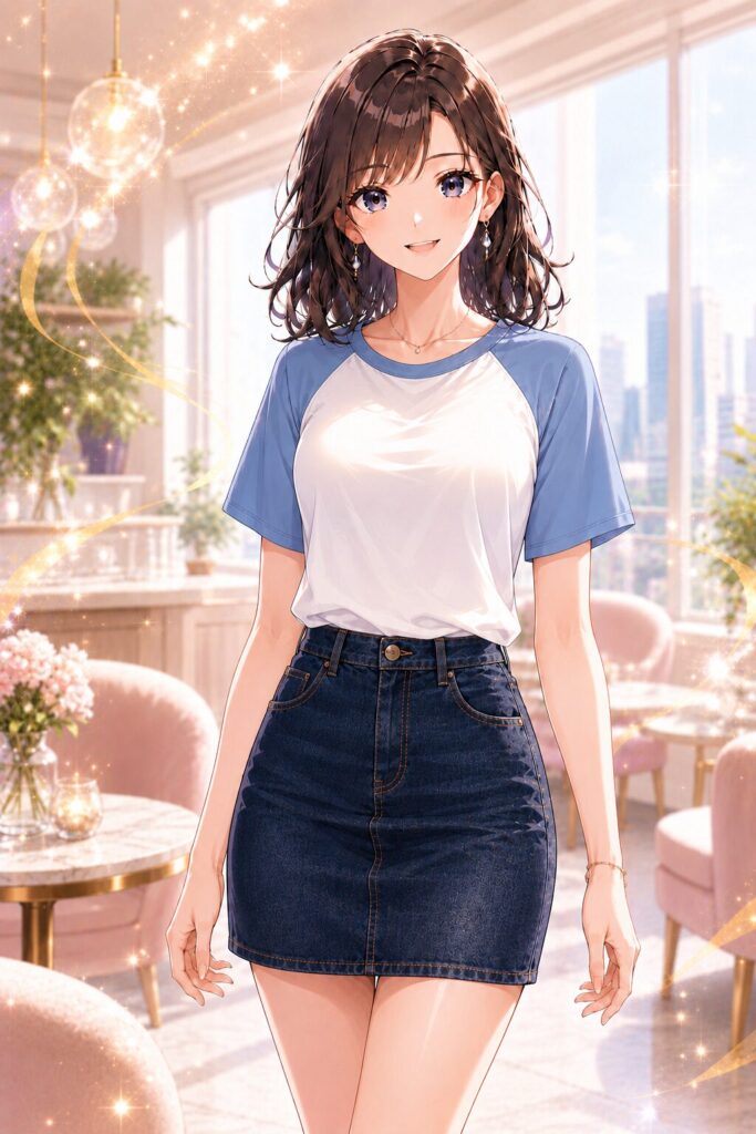 raglan sleeve T-shirt
