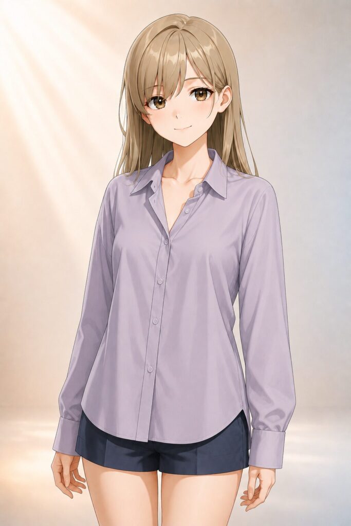 relaxed-fit shirt