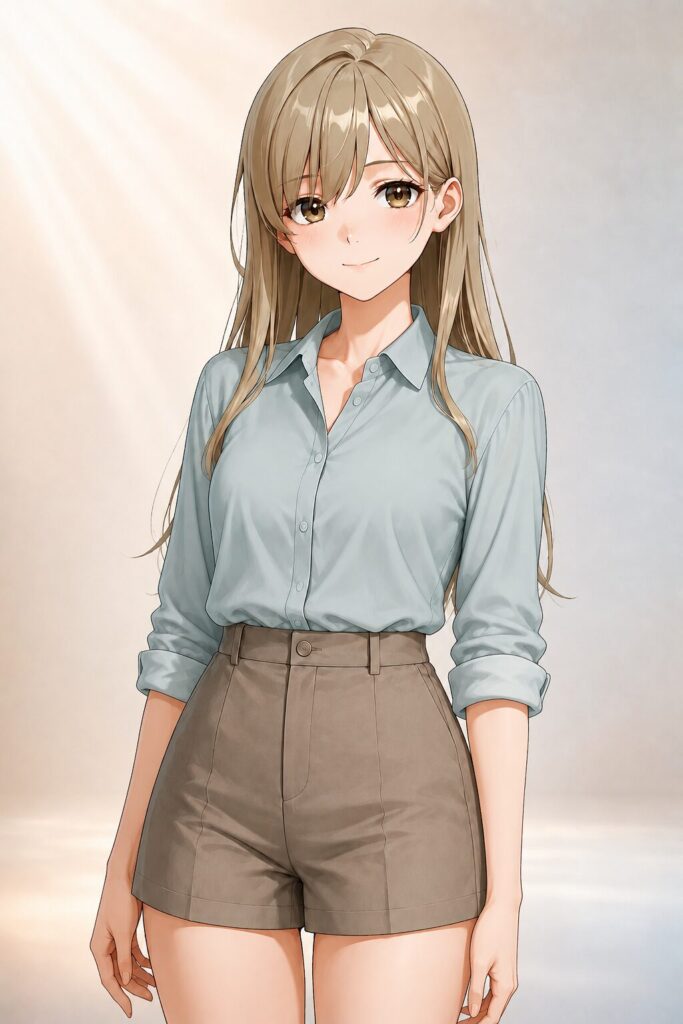 rolled-up sleeves