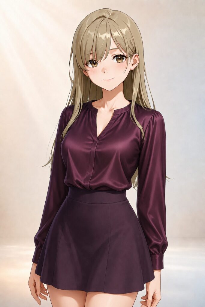 silk blouse