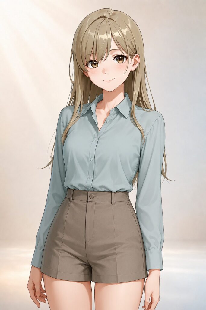 tucked-in shirt