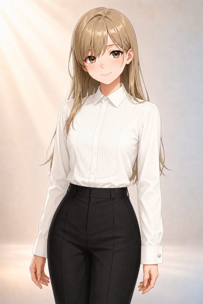 tuxedo shirt