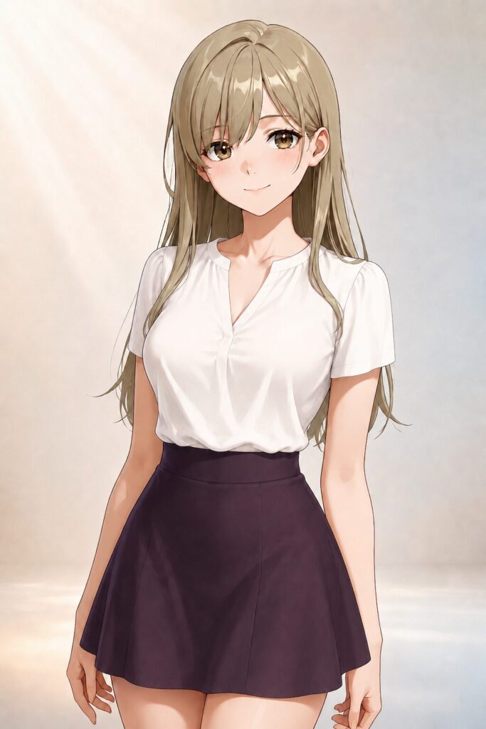 white blouse