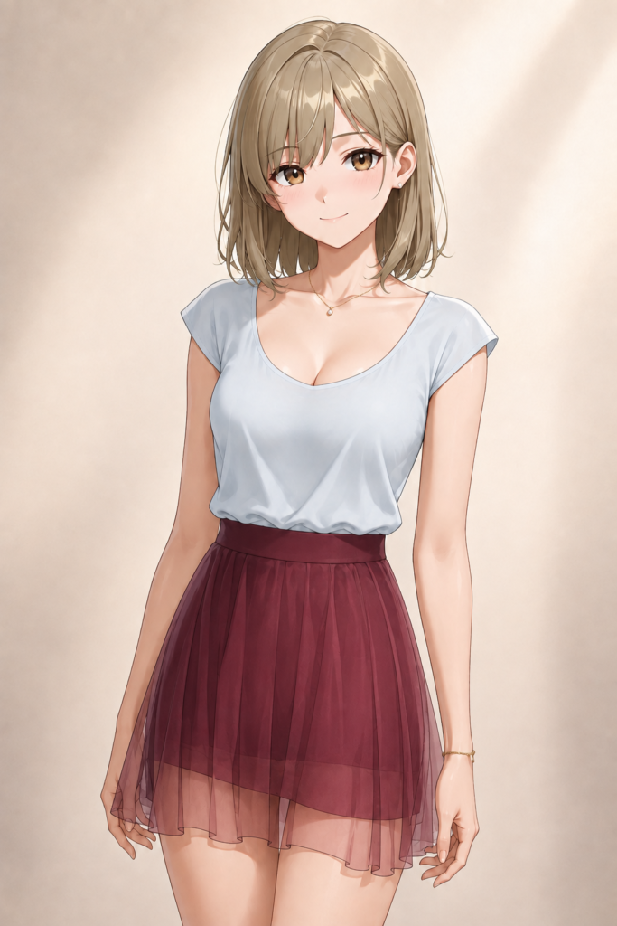 chiffon skirt