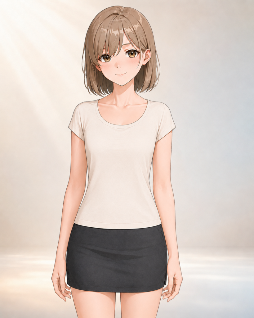 flat chest