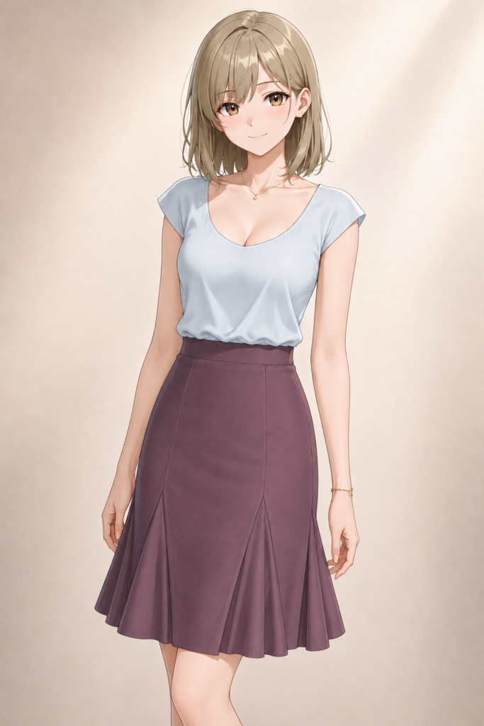 godet skirt