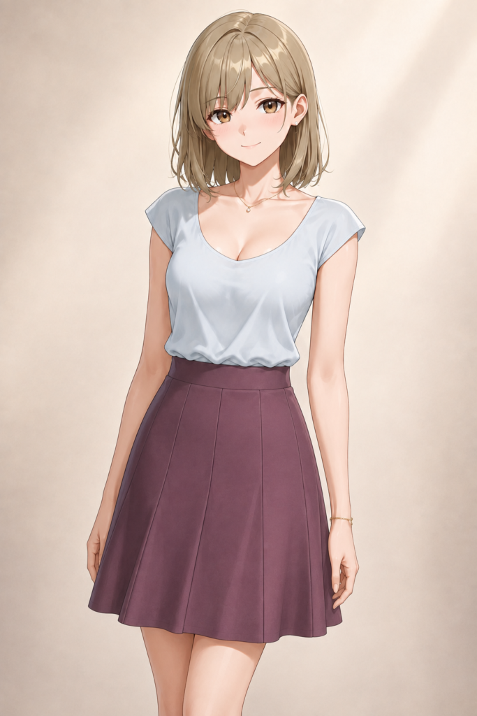 gored skirt