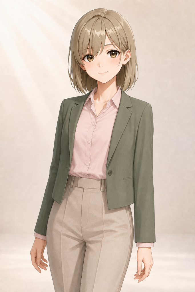 jacket over shirt
