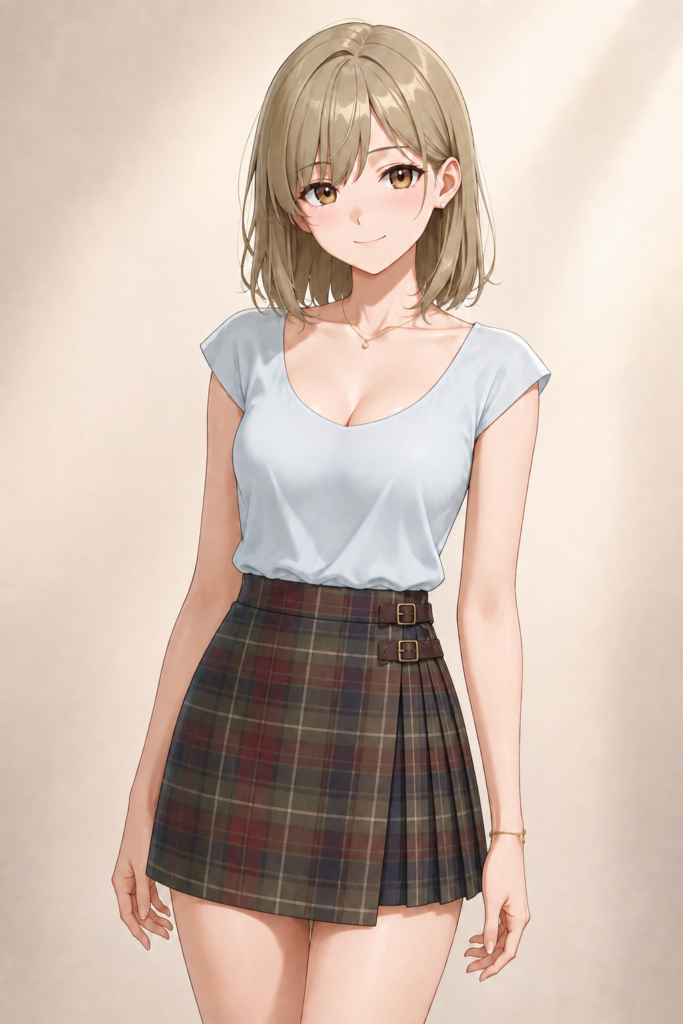 kilt skirt-A