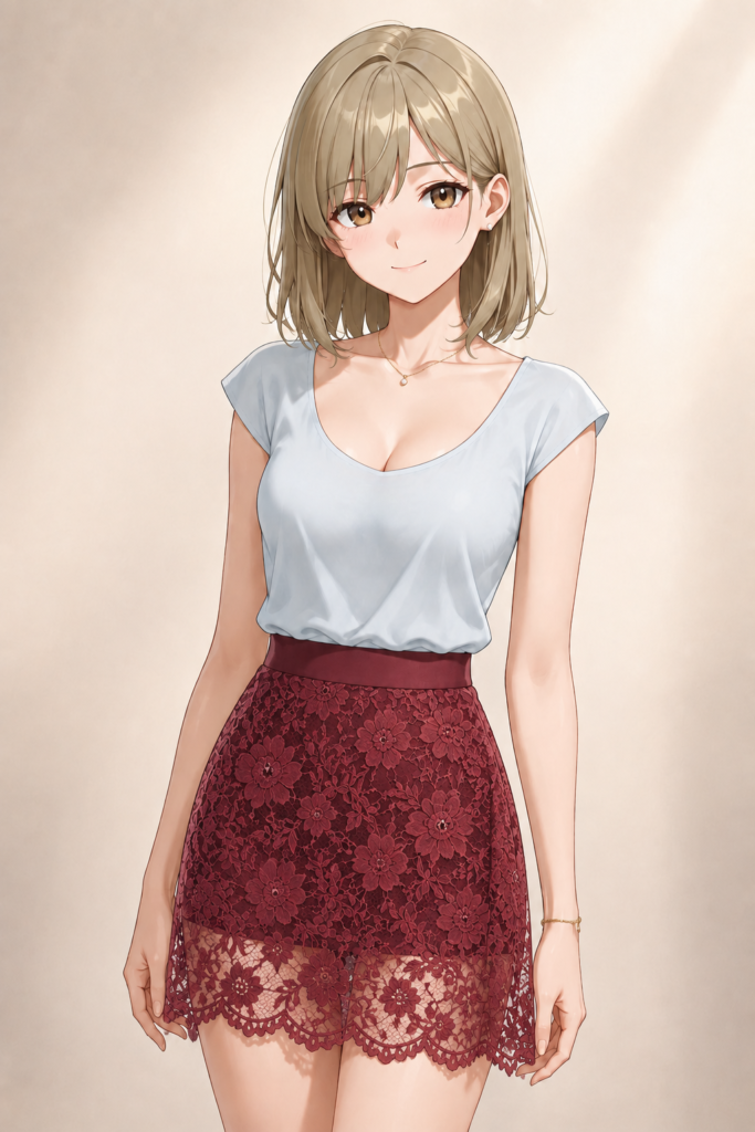 lace skirt