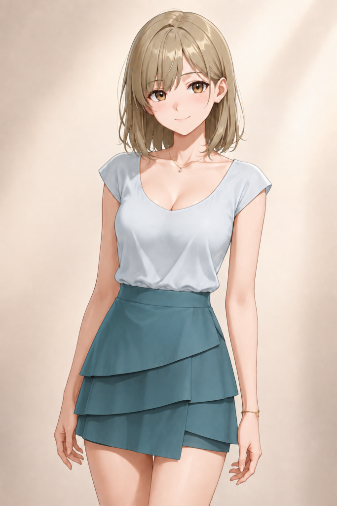 layered skirt
