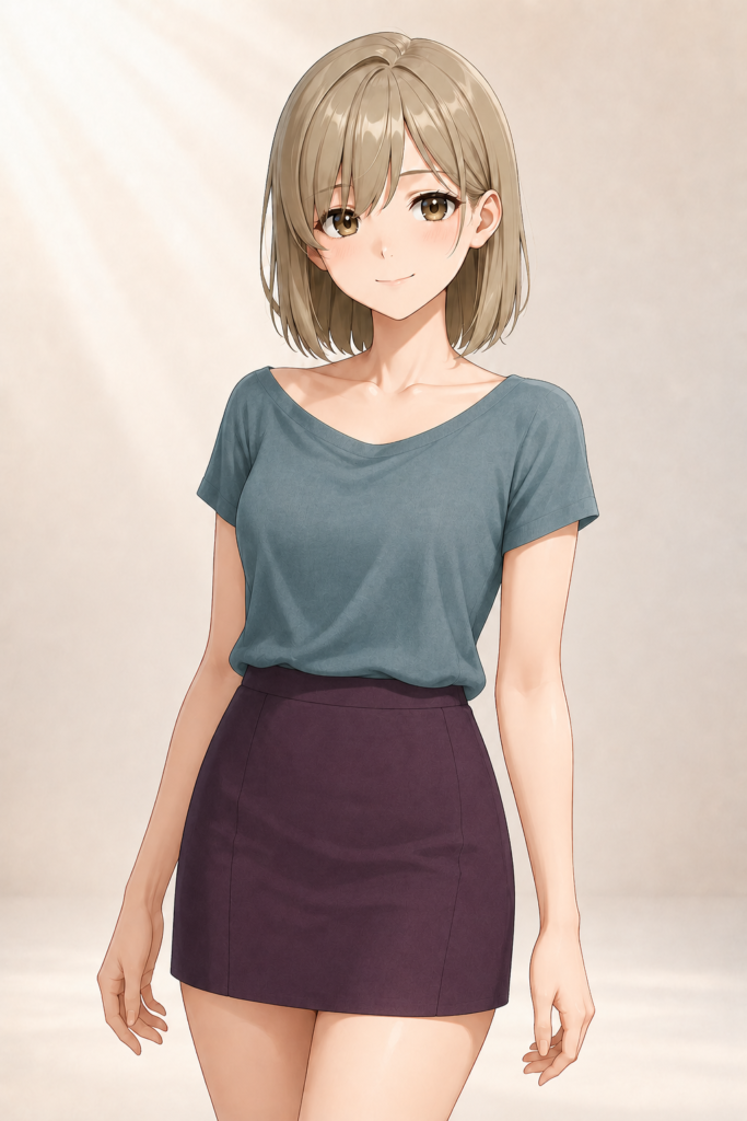 loose neckline
