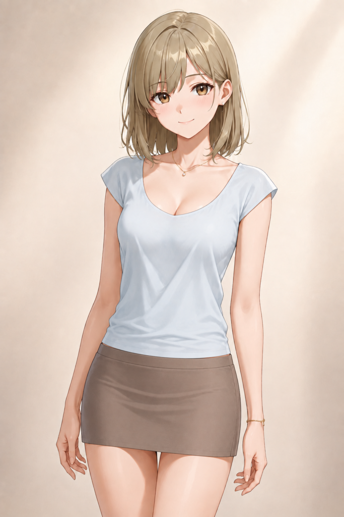 low-rise skirt