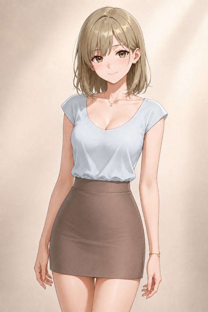 mid-rise skirt