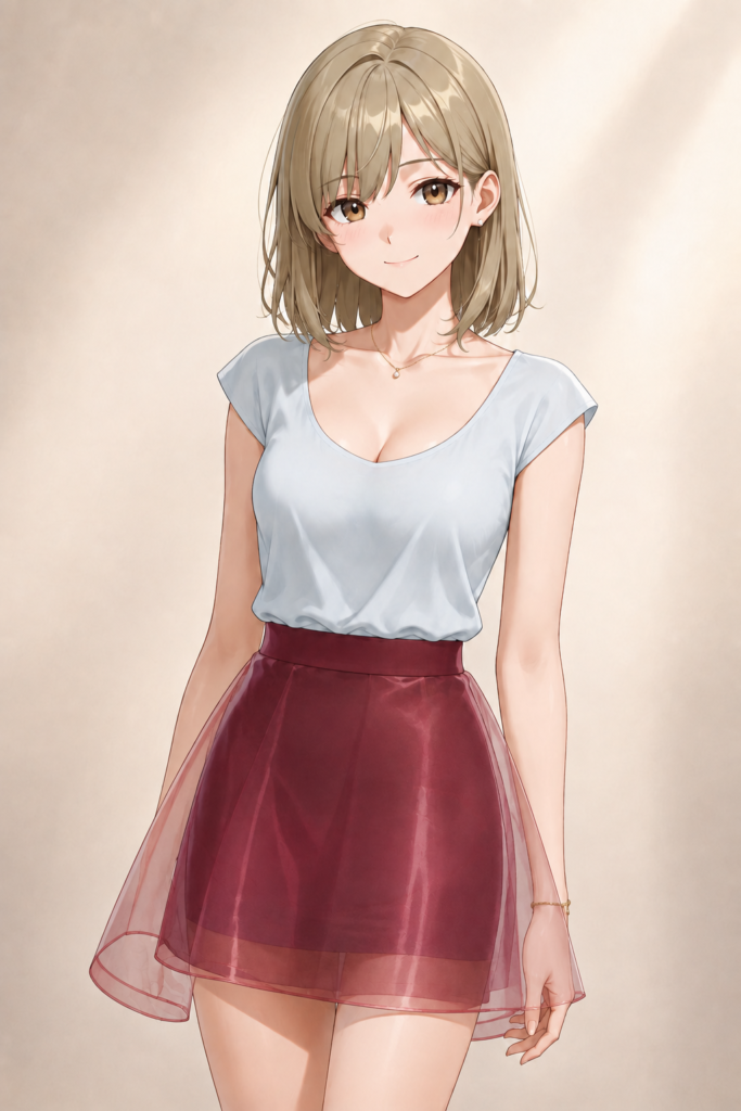 organza skirt