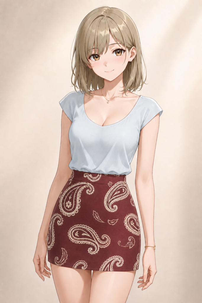 paisley skirt