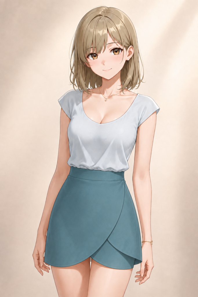 petal skirt
