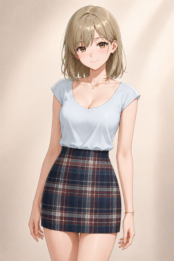 tartan skirt