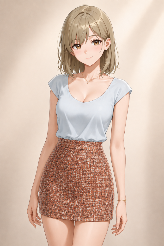 tweed skirt