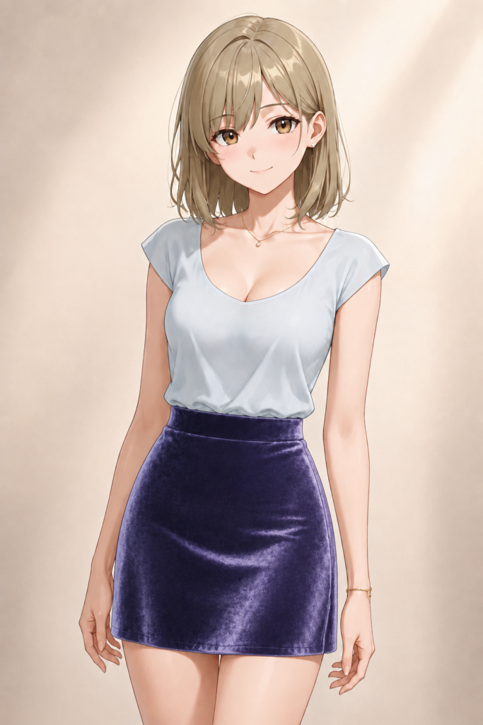 velvet skirt