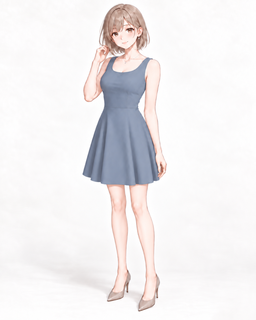 above-the-knee dress