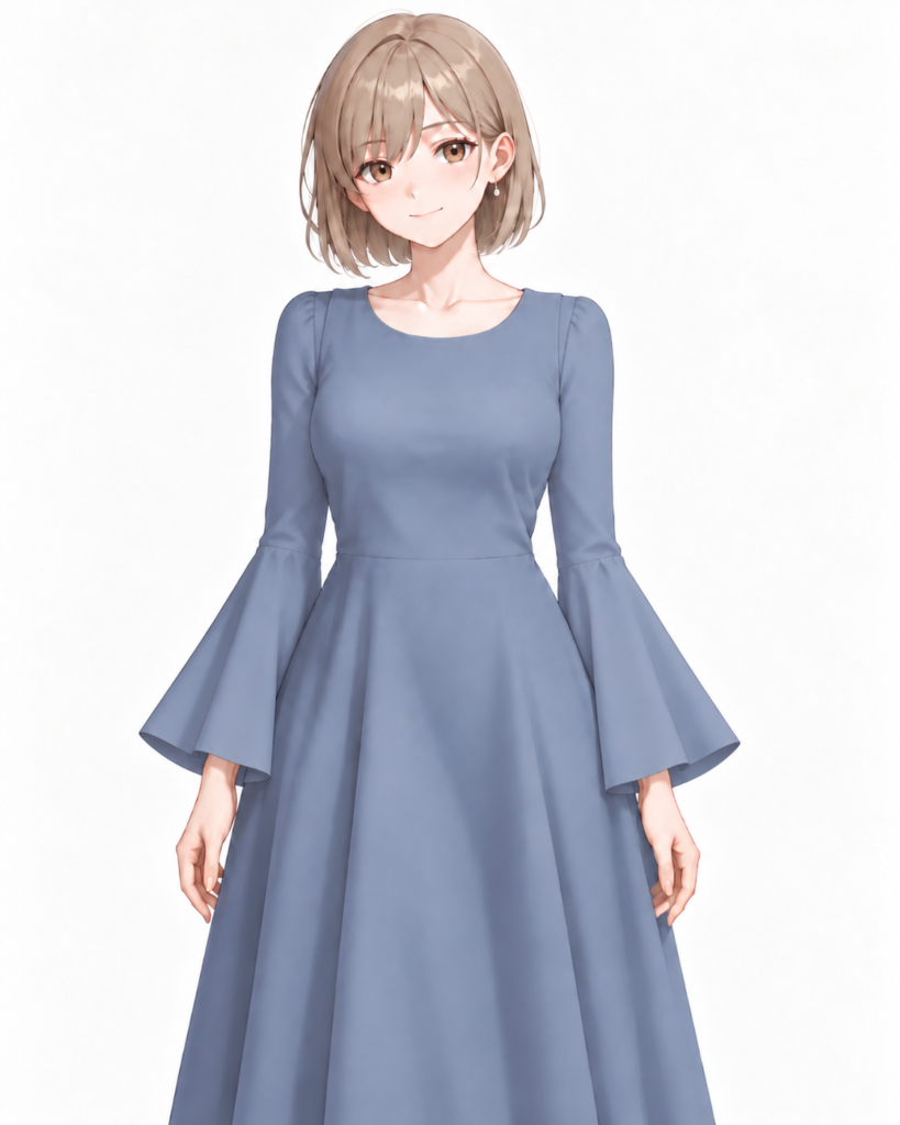 bell sleeves