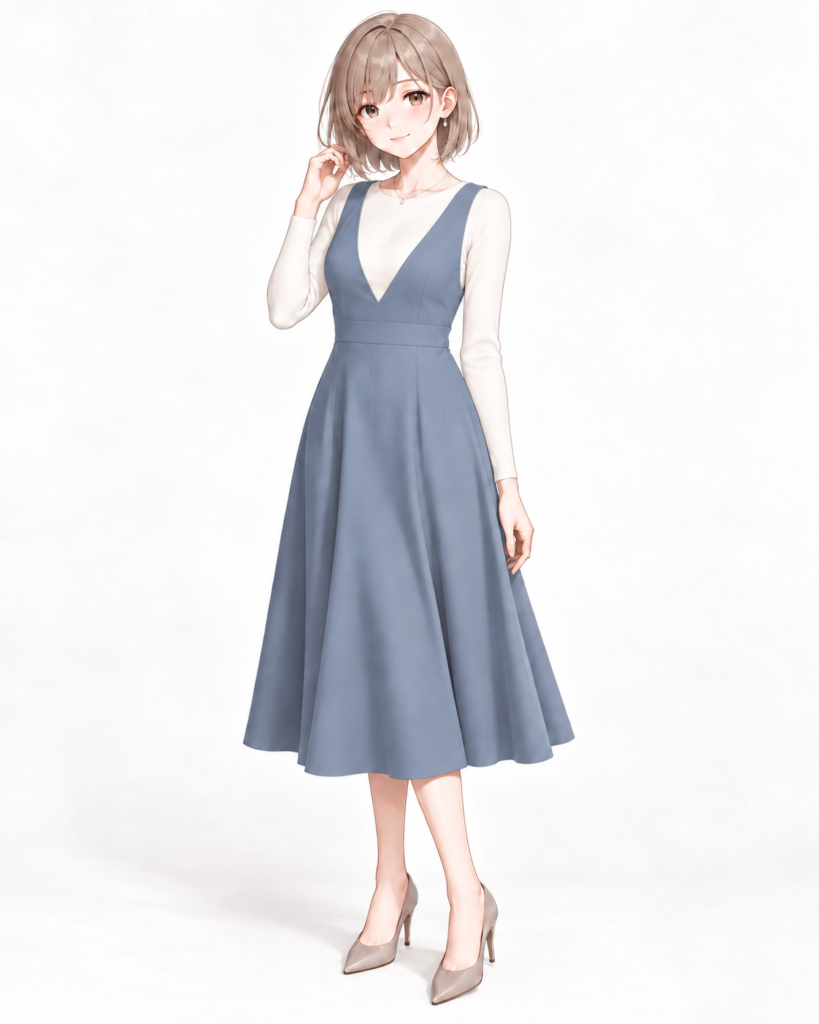 pinafore dress